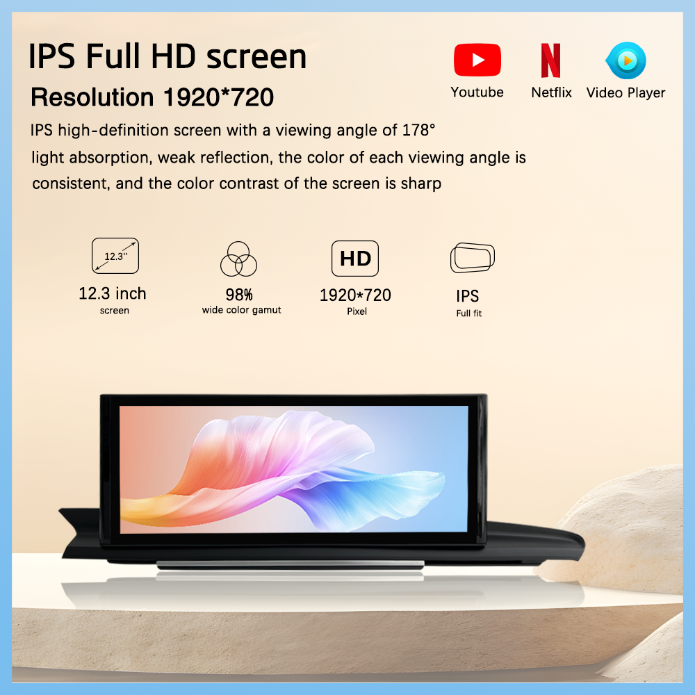 12.3inch Car Multimedia Video Player For Audi A6 A6L A7 C7 2012-2018 GPS Navigation Android12 Radio stereo Carplay 4G Car CD - Image 6
