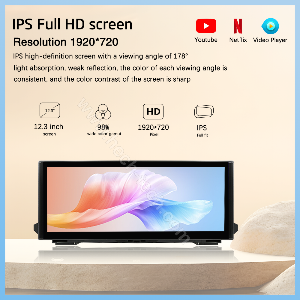 12.3inch Car Multimedia Video Player For Audi q5L q5 SQ5 2017-2020 GPS Navigation Android12 Radio stereo Carplay 4G Car CD - Image 6