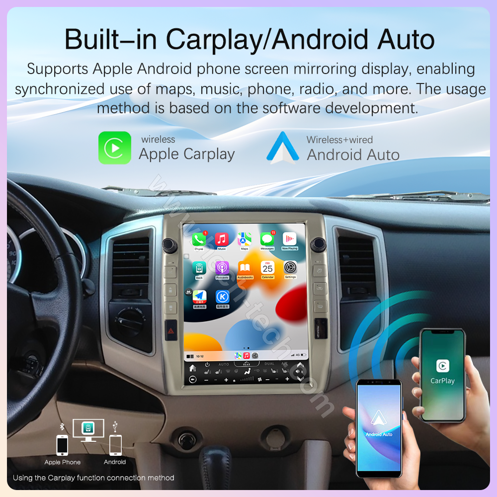 12.1inch Car Multimedia Video Player For Toyota Tacoma 2005-2015 GPS Navigation Android12 Radio 8+128G Carplay 4G 360 camera - Image 5