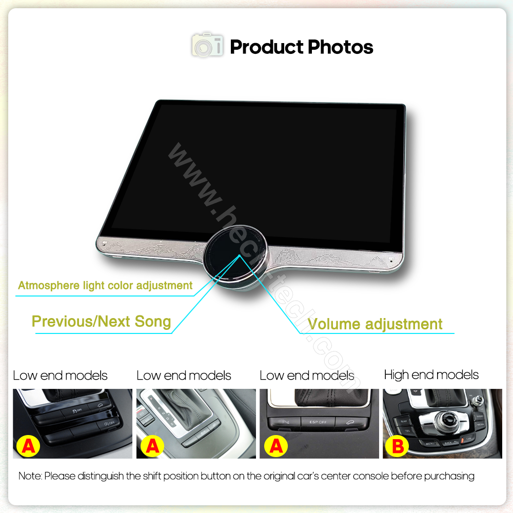 12.0 Inch Android13 For Audi Q5 2009-2016 Car Multimedia Player GPS Navigation Radio 8Core 8+256G Carplay Auto 4G wifi 360camera - Image 4