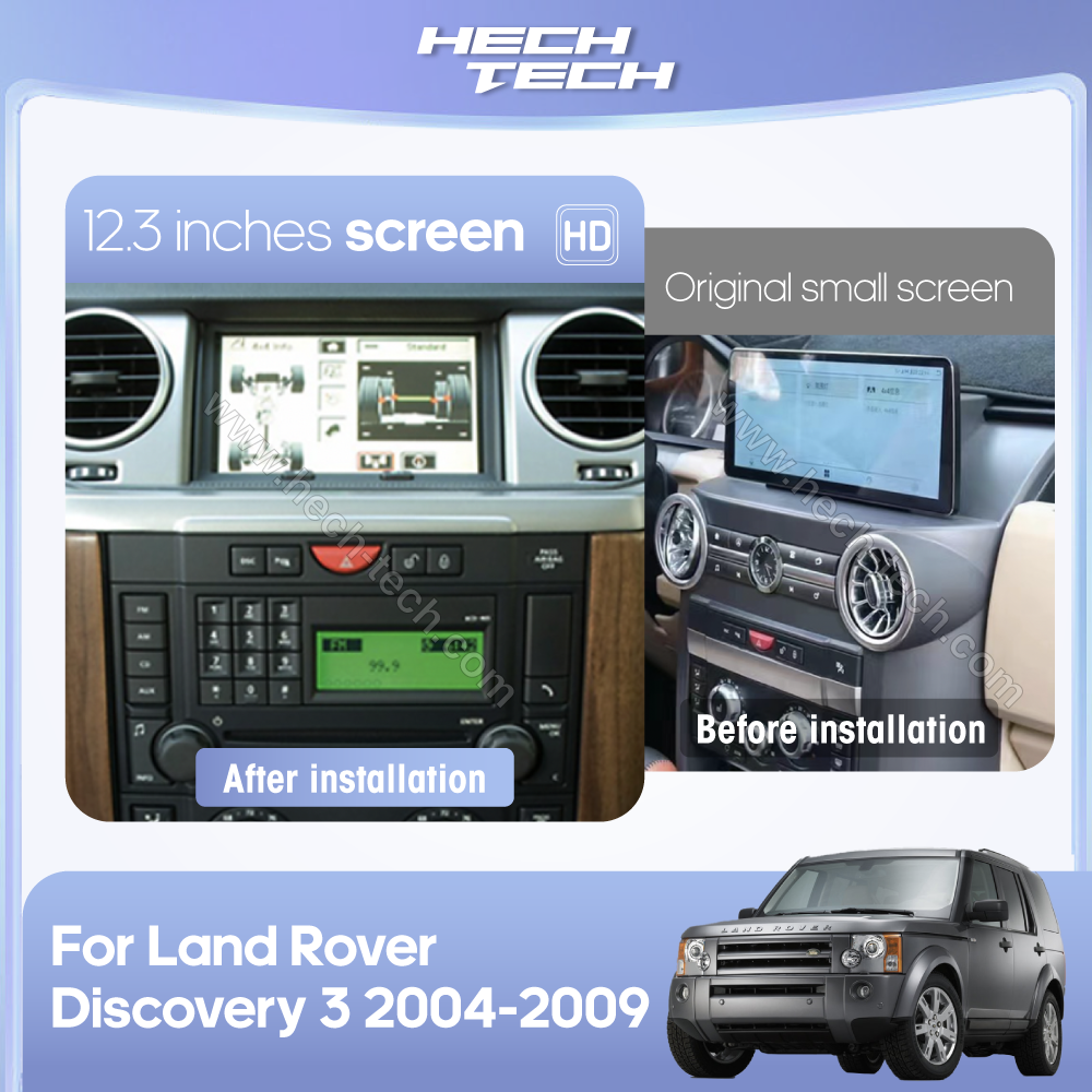 12.3 inch For Land Rover Discovery 3 2004-2009 Multimedia Video Player GPS Navigation Android 13 8+256G Carplay Car radio stereo - Image 3
