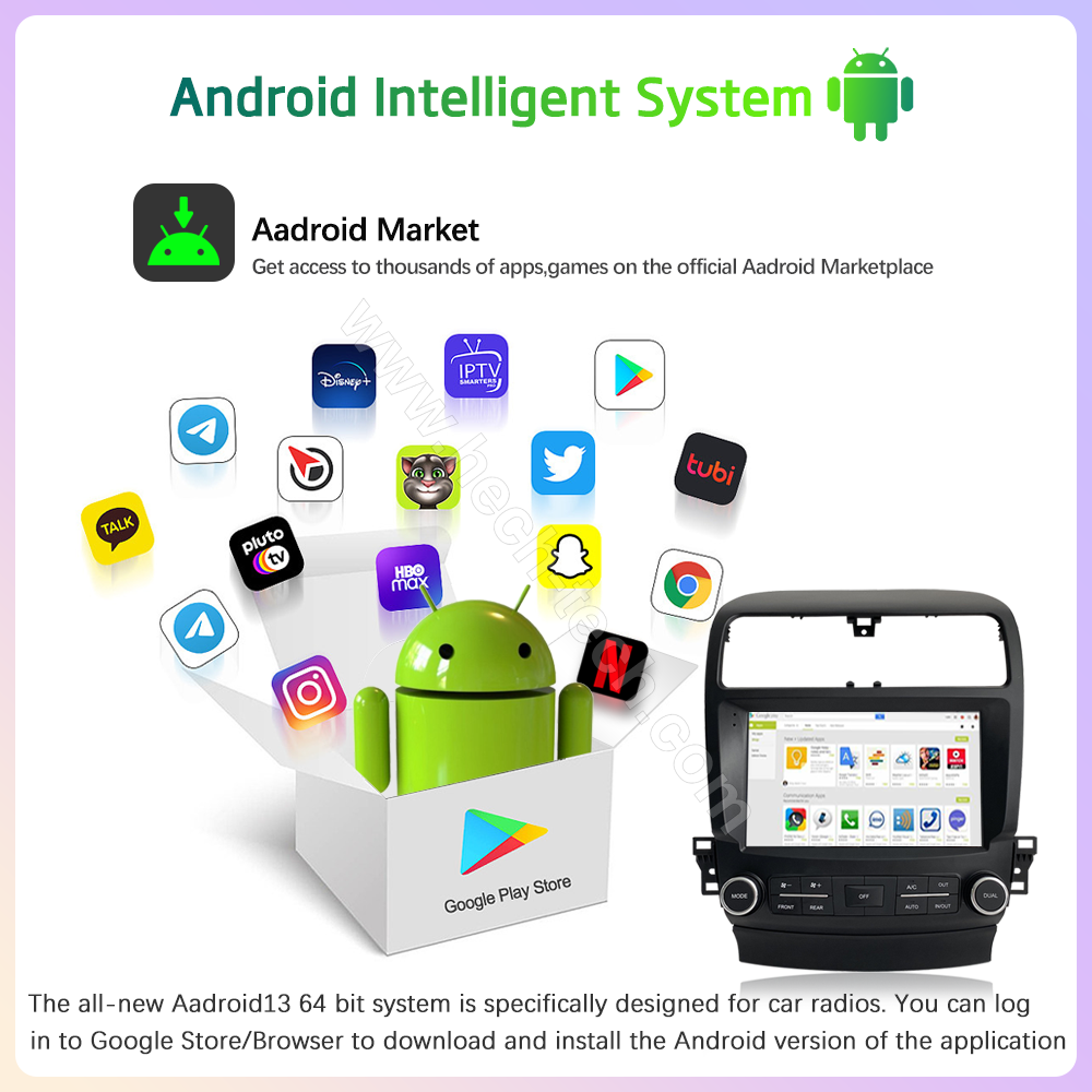 9.0inch Car Radio Multimedia Video Player For Acura TSX Honda inspire 4 2003-2008 GPS Navigation Android13 Carplay 360Camera 4G wifi - Image 6