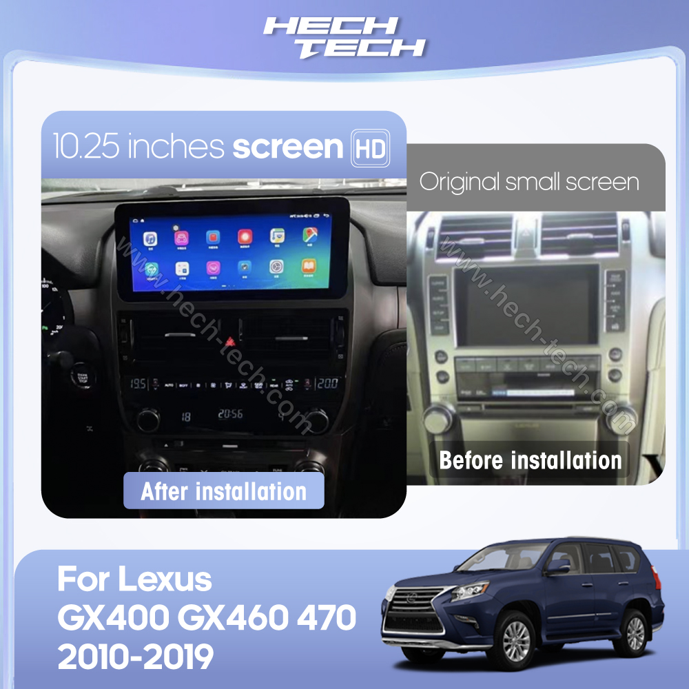 10.25inch car radio multimedia player For Lexus GX400 GX460 470 2010-2019 GPS navigation Android Auto Carplay 4G 360camera - Image 3