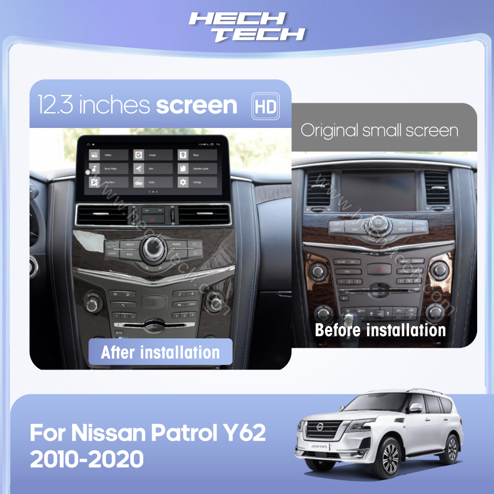 12.3 inch For Nissan Patrol Y62 2010-2020 Car Multimedia Video Player GPS Navigation Radio Android13 8Core Carplay 4G 360camera - Image 3