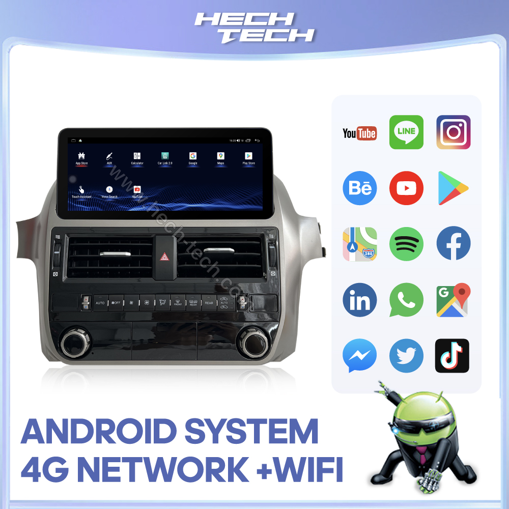 10.25inch car radio multimedia player For Lexus GX400 GX460 470 2010-2019 GPS navigation Android Auto Carplay 4G 360camera - Image 4