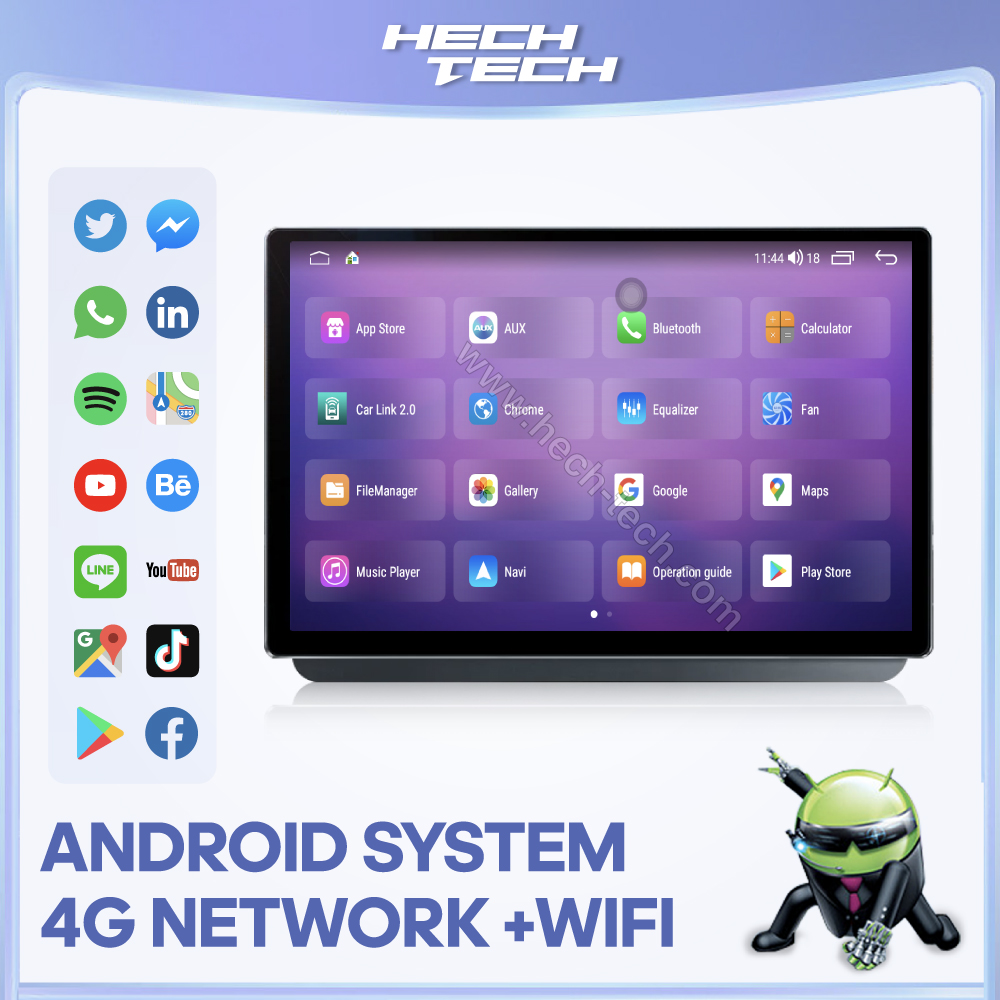 13.3 " QLED Android13 Car Multimedia Video Player For Toyota Corolla 2019-2023 GPS Navigation Radio Carplay 4G wifi 360Camera - Image 5
