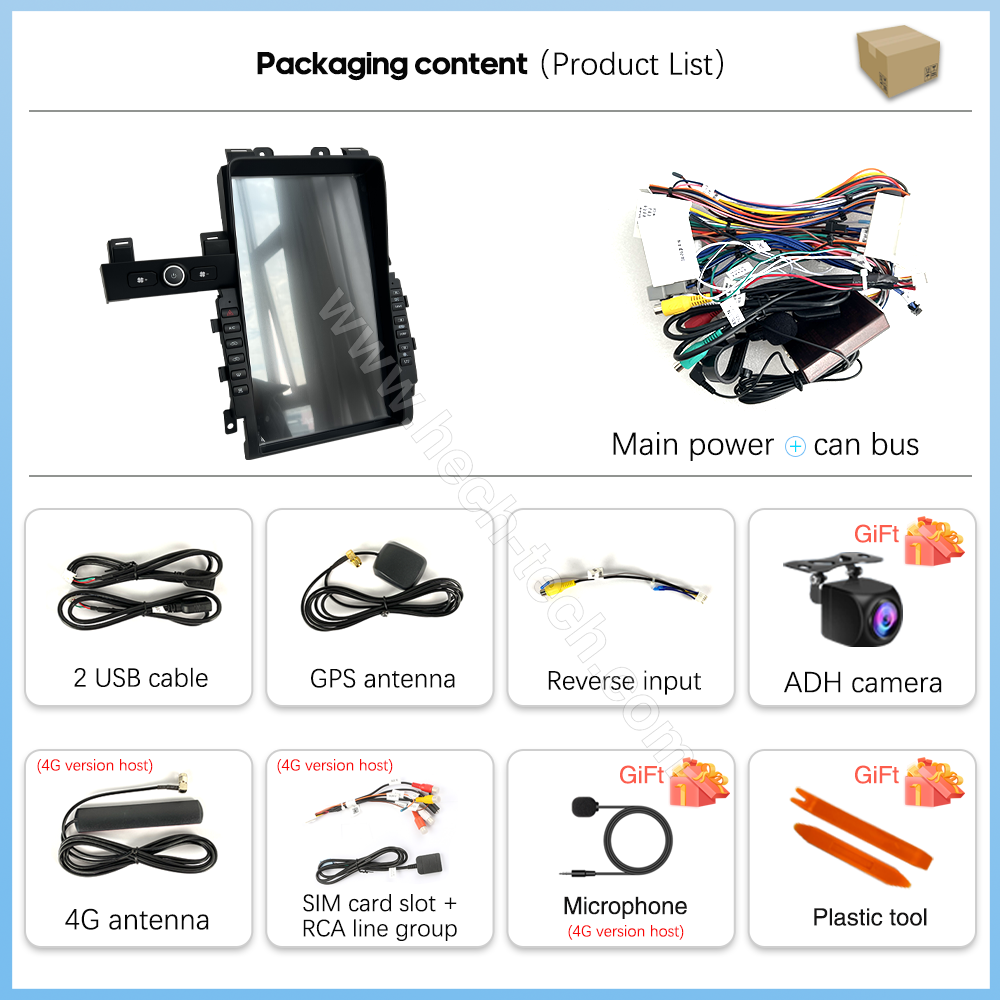 13.3 "Car Radio multimedia Video Player For Nissan GT-R GTR R35 2008-2015 GPS navigation Android13 Carplay 4G wifi 360Camera - Image 7
