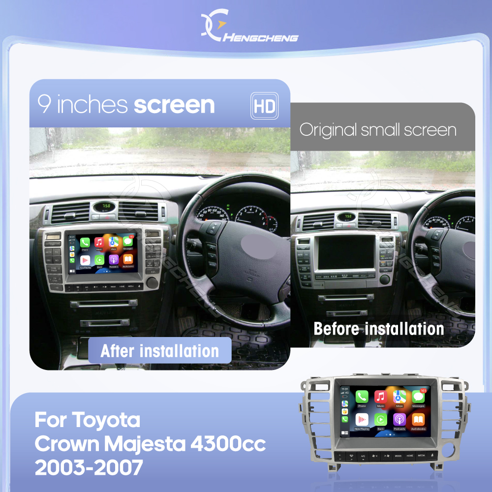 For Toyota Crown Majesta 4300cc 2003-2007 Smart Multimedia Video Player CarPlay GPS Radio 5G Navigation Keep Original Car CD - Image 3