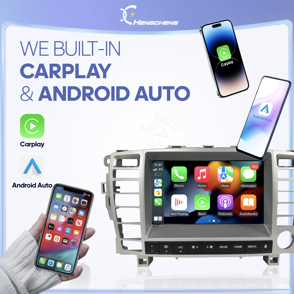 For Toyota Crown Majesta 4300cc 2003-2007 Smart Multimedia Video Player CarPlay GPS Radio 5G Navigation Keep Original Car CD - Image 5